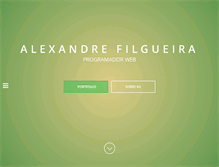 Tablet Screenshot of alexfilgueira.com